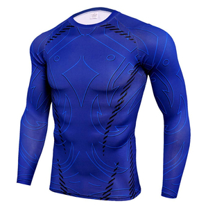 Best Selling Comfortable Stylish Sublimated Compression Sets / Exercise Plus Size Training Pants Elastic Compression Suits - Product Image 2