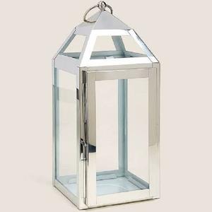 Lanterne en métal d'inspiration indienne pour la décoration de balcon dans les maisons, apportant une lumière chaleureuse pour rehausser les coins calmes et la détente du soir - Product Image 2