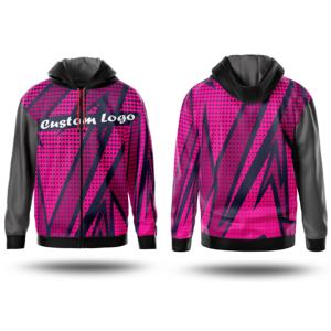 Sudaderas con Capucha de Diseño Moderno, Sublimadas, con Cierre, 100% Algodón, Forro Polar, Bordadas, Extra Grandes, Personalizables, de Alta Calidad, Disponibles en Stock - Product Image 1