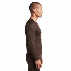 T-shirt de sport à manches longues pour homme, sous-vêtement de compression, vêtements de sport, haut d'entraînement pour la salle de sport, vêtements personnalisés, séchage rapide - Product Image 2