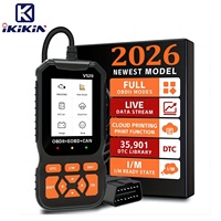Escáner de Diagnóstico de Vehículos OBDII V520 12V, Lector de Códigos de Voltaje, Herramientas de Diagnóstico para Automóviles
