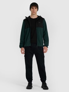 Chaqueta de Forro Polar Larga para Hombre, Estilo Deportivo Informal, Corte Ajustado, Ligera, de Alta Calidad, 100% Algodón, Cómoda y Duradera - Product Image 1