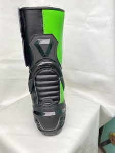 Botas de Carreras Personalizadas con Diseño de Ojos de Búho, Hechas a Medida, Botas de Motociclismo de Media Pantorrilla - Product Image 5