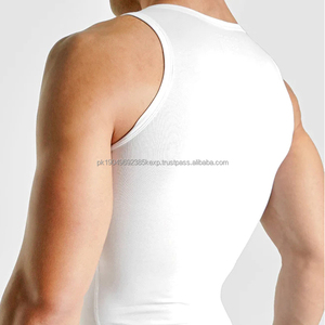 Camiseta sin Mangas Personalizada para Hombre, Camiseta Deportiva para Correr, Camiseta sin Mangas para Gimnasio, Ropa Deportiva al por Mayor para Hombre - Product Image 4