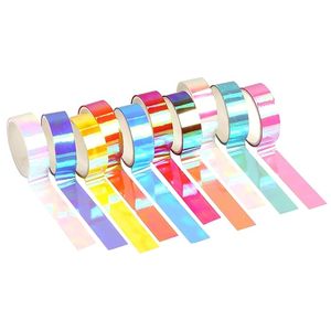 Cinta Adhesiva Decorativa Holográfica Arcoíris Washi para Scrapbooking, Manualidades, Embalaje de Regalos, Venta al por Mayor OEM - Product Image 3