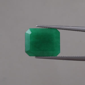 Esmeralda Natural Certificada por Terceros, Venta al Por Mayor, Gema Suelta de 7.22 Quilates, Corte Esmeralda 14x11.5mm, Verde Claro Premium - Product Image 1