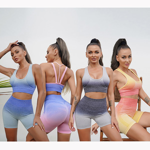 Conjunto Deportivo para Mujer 2026, Ropa Deportiva sin Costuras con Degradado, Ropa de Gimnasio, Ropa de Entrenamiento, Conjunto de Yoga, Ropa Deportiva para Mujer - Product Image 2