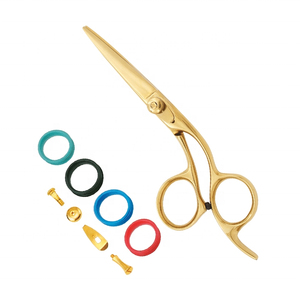 Newest Edition Barbershop & Salon Use Tools Hair Cutting Barber Scissors Professional Barber Use Ultra Sharp Blade Cutting <b>Shear</b> - Product Image 2