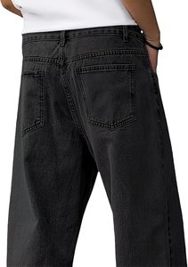 Vaqueros anchos de mezclilla Vanguard para hombre, estilo Y2K, streetwear vintage, pantalones de mezclilla de pierna ancha, holgados, hip hop, skater, carpintero 2026 - Product Image 4