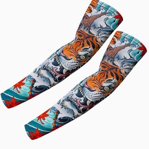 Mangas de Ciclismo Sublimadas de Alta Calidad para Deportes al Aire Libre, de Spandex/Poliéster, Transpirables, de Secado Rápido y Resistentes al Agua - Product Image 1