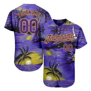 New Design <b>Baseball</b> Jersey Custom Team Wear Breathable Sports Shirt Low MOQ Wholesale - Product Image 1
