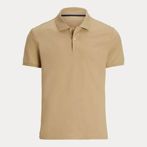 Camiseta personalizada de secado rápido 100% poliéster Golf para Polo patrón sólido Unisex de talla grande con bordado Original camiseta de hombre en blanco - Product Image 1