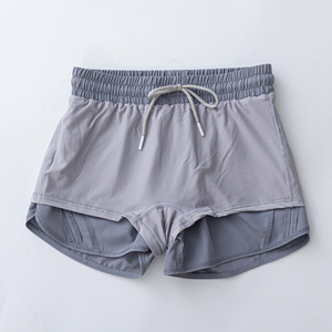 Shorts de sport pour femmes, vente en gros, anti-transpiration, taille haute, pour l'exercice, l'entraînement, la gym et la course à pied - Product Image 3