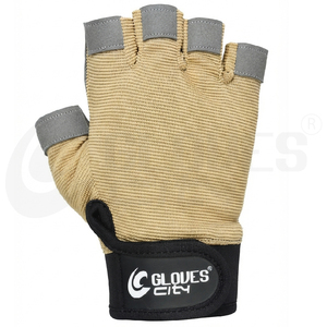 Guantes Deportivos Unisex de Medio Dedo, Transpirables, de Cuero, para Levantamiento de Pesas, Ciclismo, con Correa Ajustable para la Muñeca - Product Image 4