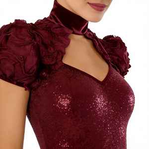 Jersey sin Mangas con Pedrería Moderna, Material Cómodo y Flexible, Ideal para Uniformes de Animadoras - Product Image 3