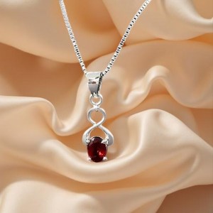 NIKHIL GEMS Pendentif Fait Main Vintage Plaqué Or Grenat Argent Sterling Pierre Naturelle Breloque Bijoux Minimalistes Fournisseur tiers - Product Image 1