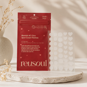 Reusoul Hydrocolloid Collagen Blemish AC Cica Spot Cover Patches Traitement des Imperfections Patch Hydrogel Forme Circulaire 41 Patchs Tous Types de Peau - Product Image 1