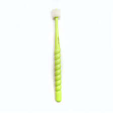 Brosse à dents en bambou 100 % biodégradable, à poils souples en fibre de bambou au charbon de bois, design moyen, pour adultes et enfants, idéale pour un usage domestique – Meilleure vente - Product Image 2