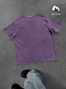 T-shirt homme slim fit imprimé avec logo personnalisé, nouveau modèle à col rond et manches courtes en coton, sérigraphié, prix abordable, personnalisation OEM - Product Image 2