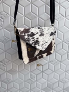 Sac à bandoulière en cuir véritable de vachette, fourrure, élégant, nouvelle arrivée, sac à main, fourrure de vache, bohème, sac multi-usages pour femmes - Product Image 2
