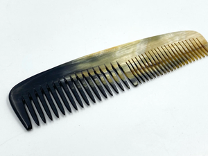 Peine de cuerno de búfalo hecho a mano, de lujo, para desenredar el cabello, peinar la barba, antiestático, para hombres, entre los más vendidos. - Product Image 4