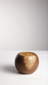 Porte-bougie en bois de qualité supérieure pour la décoration de la maison – Support à bougie en bois naturel fait à la main pour la table à manger, le salon, la chambre, un mariage - Product Image 5