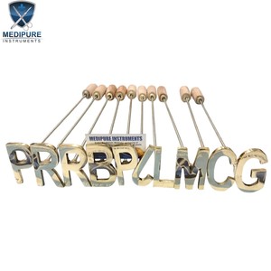 Hierro de Marcar de Alta Calidad con Números y Letras, Instrumentos Veterinarios Resistentes para Identificación de Ganado - Product Image 4