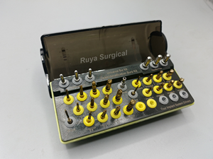 Juego de 29 Piezas de Fresas para Implantes Dentales Quirúrgicos, Osseodensificación, Pernos Paralelos, Levantamiento de Seno Maxilar, Injerto Óseo Manual - Product Image 2