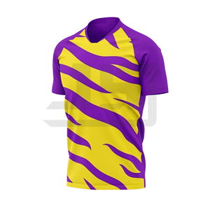 Custom Soccer Jersey Heat-Transfer Printed Football Shirt Breathable Quick Dry Athletic Performance Sportswear Uniform - Product Image 4