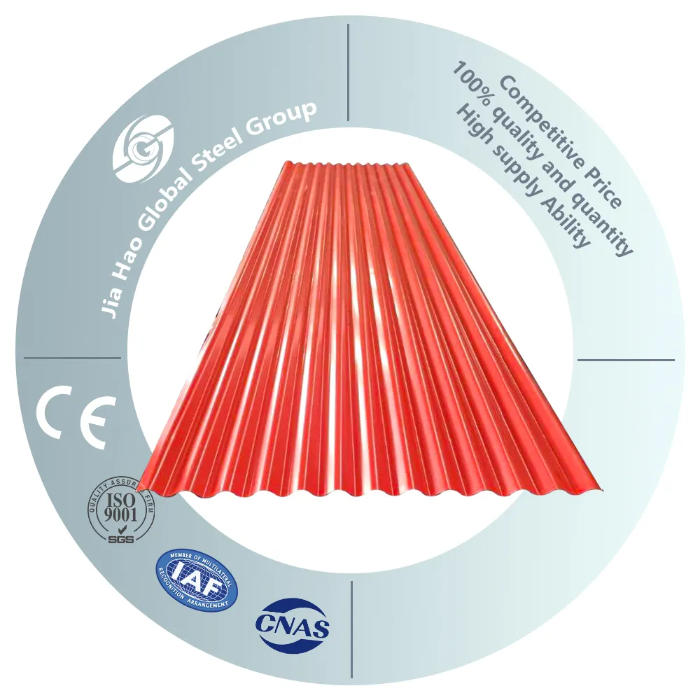Especificaciones completas de alta precisión Proveedor de láminas para techos GI Cubierta de techo Precio de lámina para techos de acero corrugado