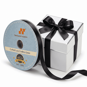 Supplier 6mm Black Double Face Satin Ribbon for Luxury Boxes <b>Bookmarks</b> Boutiques Sewing Hair Bows Event Decor Rolls - Product Image 4