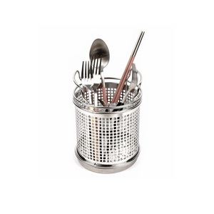 Porte-couverts en acier inoxydable, style tendance et moderne. - Product Image 1