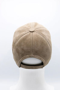Unisex Adjustable 6-Panel Breathable <b>Waterproof</b> Suede Leather Baseball <b>Cap</b> Stylish Classic Sporty for Men Women - Product Image 6