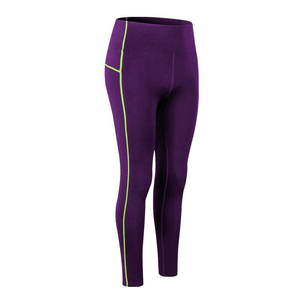 Leggings de yoga imprimés chat rose, taille haute, longueur intégrale, extensibles dans les quatre sens, en spandex et polyester - Product Image 5