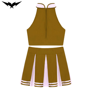 Costume de Cheerleader Adulte Bigetron Sports, Short Court Rose, Soutien-Gorge, Tenue de Sport, Uniformes, Broderie de Strass en Spandex/Polyester sur le Devant - Product Image 6