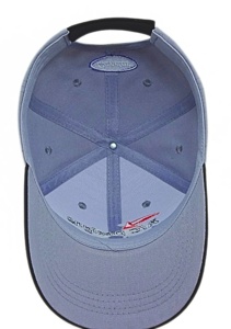 Venta al por mayor OEM gorras deportivas en Vietnam de alta calidad sin estructura Curvel ala algodón papá sombreros gris 3D bordado Logo gorras de béisbol - Product Image 3