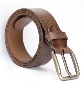 High Quality Custom Logo Genuine Leather <b>Belts</b> for Men Luxury Fashion Formal Style with Pin for <b>Buckle</b> OEM Wholesale - Product Image 1