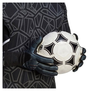 Gants de gardien de but de football Econex Sports, gris orange, antidérapants, fermeture auto-agrippante, unisexe, respirants, protection en PU - Product Image 4