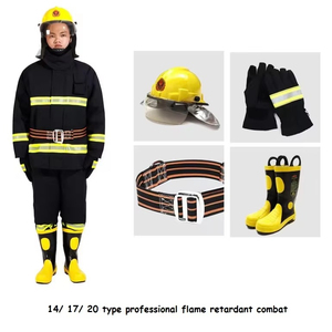 Uniforme de Trabajo Ignífugo para Hombre, Traje de Seguridad Reflectante de Poliéster para Bomberos - Product Image 5