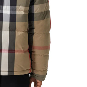 Veste matelassée en toile personnalisée pour homme, écologique, avec logo frontal chauffant, imperméable, respirante, pour l'hiver, en polyester - Product Image 5