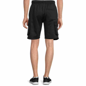 Shorts de voyage en molleton de coton pour hommes, tissu premium infroissable, shorts de mode en molleton de coton pour hommes, shorts au look urbain moderne - Product Image 5
