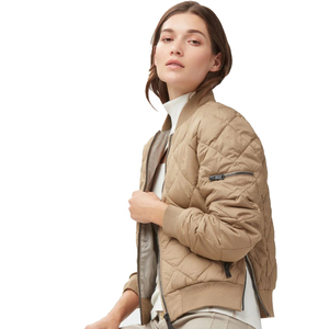 Blouson Bomber Femme Uni Imprimé avec Fermeture Éclair, Logo Personnalisé, Imperméable, Respirant, Vestes d'Hiver Tendance, Meilleures Ventes - Product Image 3