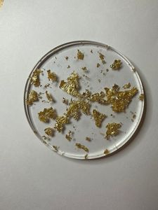 Modern Resin <b>Coasters</b> Rectangle 6 Mm Non Slip Pink Yellow Blue Green <b>Drink</b> Mats <b>for</b> Table Decor - Product Image 6