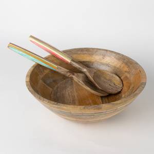 Ensemble de Cuillères de Service en Bois d'Acacia et Résine, Design Écologique Vintage, Qualité Supérieure Indienne, Vente en Gros - Product Image 1