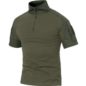 Chemise tactique à manches courtes pour homme, sport de plein air, randonnée, chasse, entraînement, haute élasticité, confortable, séchage rapide, respirante - Product Image 5