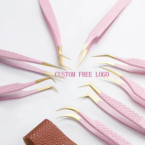 Pinzas Profesionales de Acero Inoxidable Antimagnéticas y Duraderas con Punta de Fibra para Pestañas, con Logotipo Personalizado, Novedad 2026 - Product Image 6