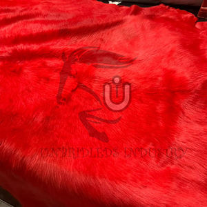 Sudadera con capucha de cuero vacuno de doble cremallera, nueva moda 2026, color rojo - Product Image 5