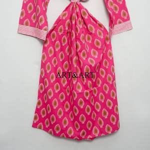 Robe kimono vintage grande taille en coton, 100% coton, imprimé floral, douce et confortable, longue, peignoir, robe de plage - Product Image 6