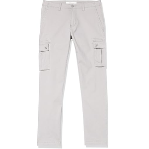 Men's <b>Light</b> Gray Cargo Pants Lightweight Utility <b>Trousers</b> With Multiple Pockets For Outdoor Casual And Travel Use - Product Image 6