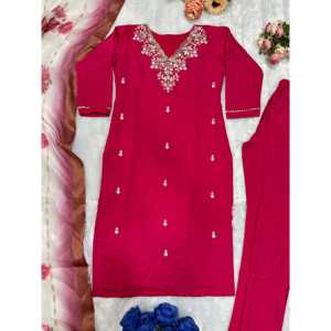 Conjunto de Top, Pantalón y Dupatta para Fiesta, Hermoso para Mujer - Product Image 3